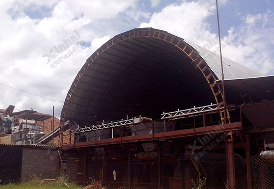 坦桑尼亚600TPD金矿原选厂项目现场