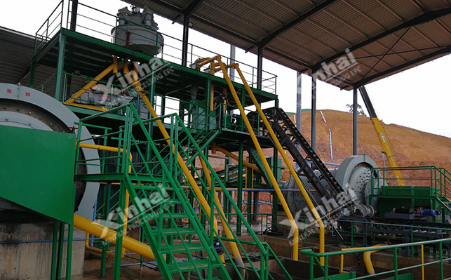 马来西亚金矿项目球磨机应用现场