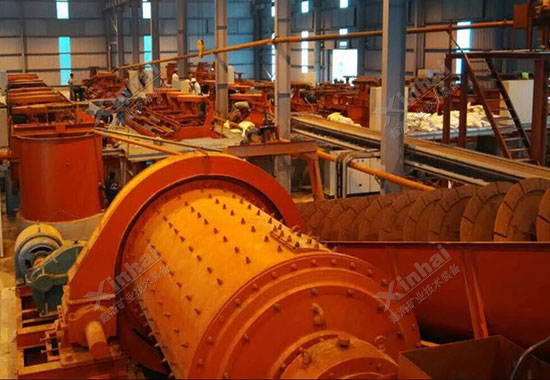 螺旋分级机在越南石墨矿选厂的应用