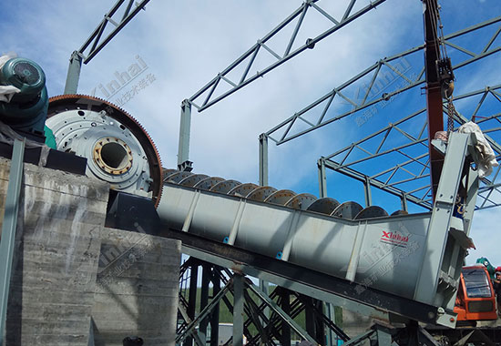螺旋分级机在俄罗斯金矿选厂的应用